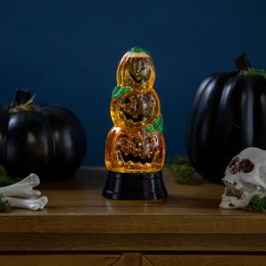 Northlight LED Jack O' Lanterns Halloween Snow Globe alternate view