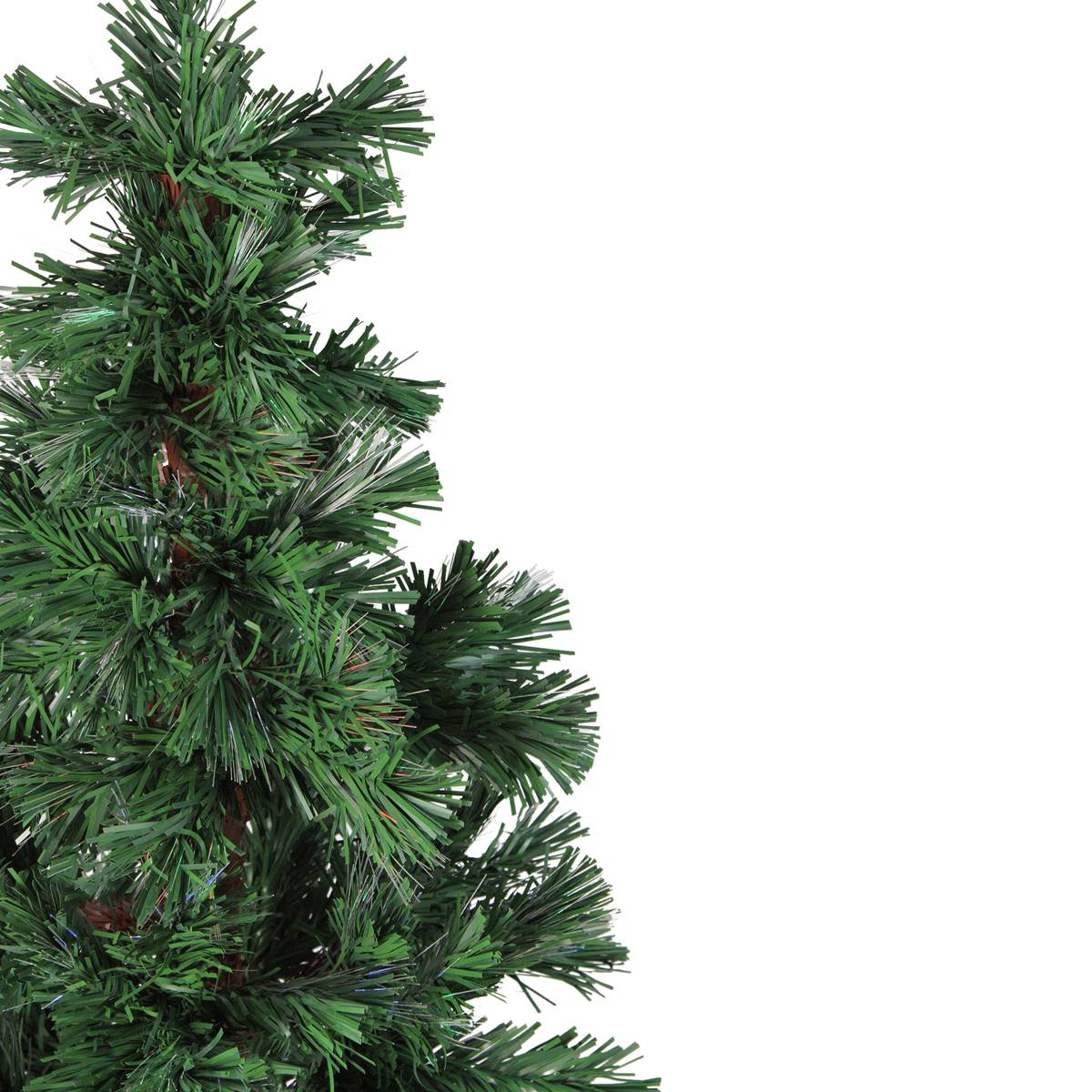 DAK 4ft. Fiber Optic Artificial Spiral Pine Christmas Tree
