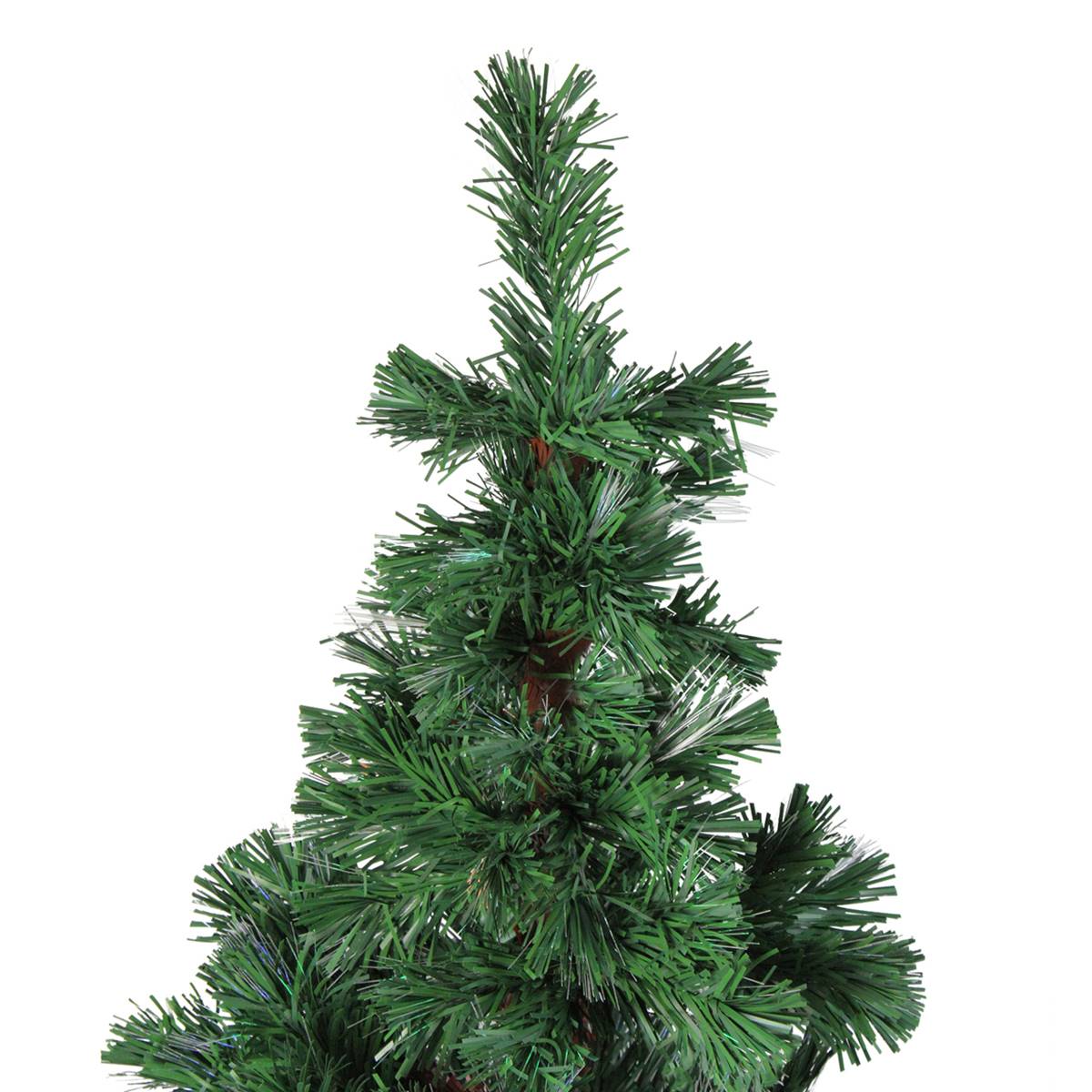 DAK 4ft. Fiber Optic Artificial Spiral Pine Christmas Tree