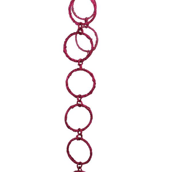 Allstate 5ft. Pretty In Pink Christmas Garland