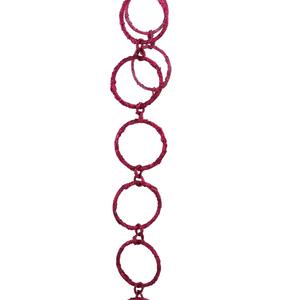 Allstate 5ft. Pretty In Pink Christmas Garland