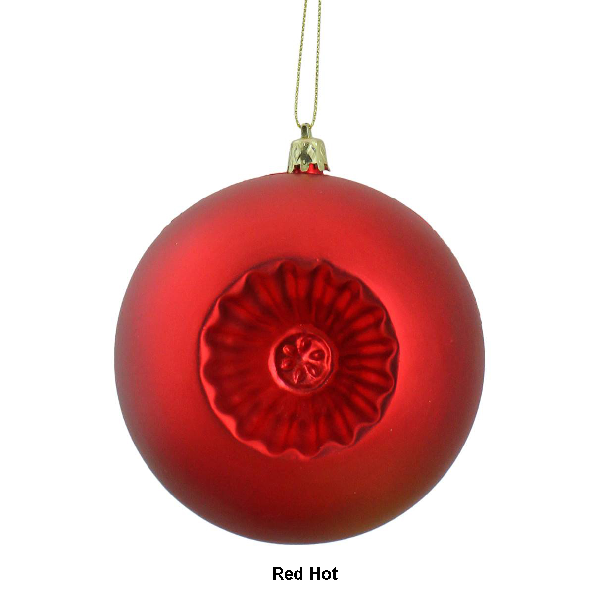 DAK 6pc. Matte Retro Reflector Shatterproof Ball Ornaments