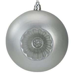 DAK 6ct. Silver Retro Reflect Christmas Ball Ornament Set alternate view