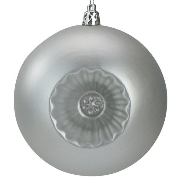 DAK 6ct. Silver Retro Reflect Christmas Ball Ornament Set alternate view