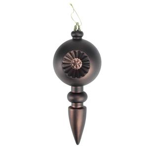 DAK 4ct. Brown Retro Reflect Christmas Finial Ornaments alternate view