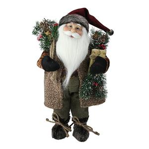 Northlight 16in. Country Rustic Standing Santa