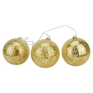 PENN 20ct. Gold Ball Ornaments Mini Christmas Light Set