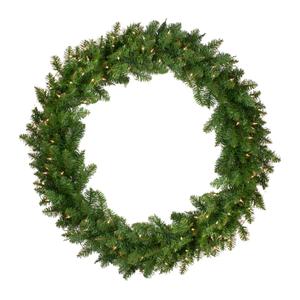 Northlight 48in. Pre-Lit Eastern Pine Christmas Wreath