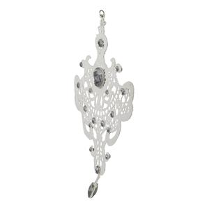 Melrose Elegant Jeweled Lace Doily Style Christmas Ornament alternate view
