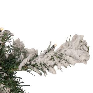 Northlight 2ft. Pre-Lit Flocked Pine Christmas Tree alternate view