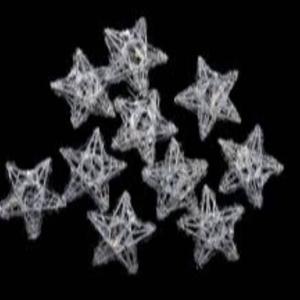 PENN 10ct. Sparkling Glittered Star Christmas Light Set alternate view