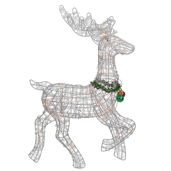 Northlight Lighted Prancing Reindeer Christmas Outdoor Decor alternate view