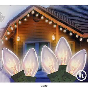 Transparent C9 Christmas Lights - Set of 25 alternate view