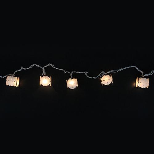 Sienna 10ct. Pearlized Lantern Party Patio Christmas Lights alternate view