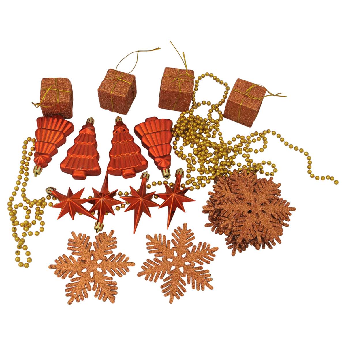 Northlight Seasonal 125ct Burnt Orange Shatterproof Ornaments