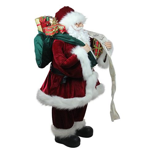 Northlight 3ft. Standing Santa Claus with List alternate view