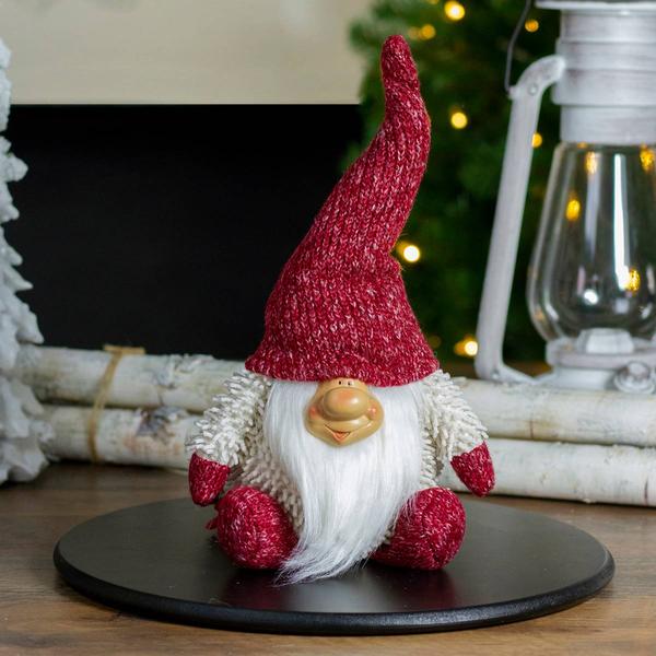 Northlight 15in. Textured Chubby Smiling Gnome Figure alternate view