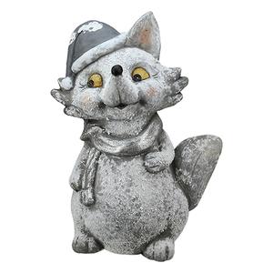 Northlight Weathered Whimsical Silver Fox Christmas Decor