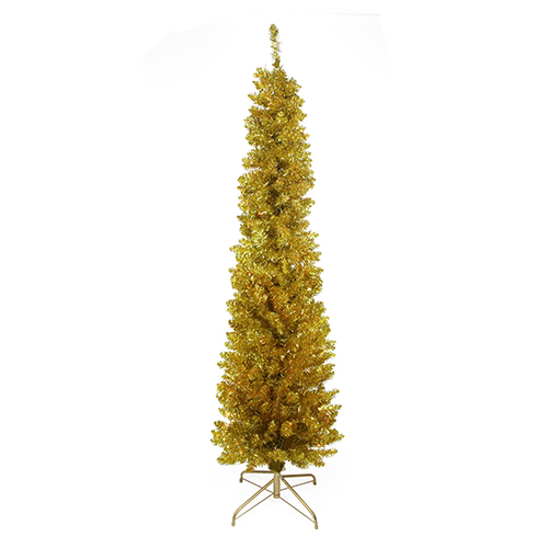 6ft. Artificial Tinsel Pencil Christmas Tree