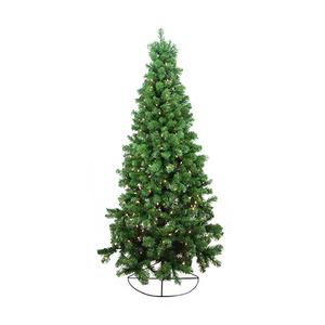 Northlight 6ft. Pre-Lit Pine Artificial Wall Christmas Tree