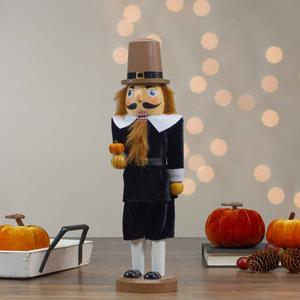 Northlight 14in. Pilgrim Man Wooden Nutcracker alternate view