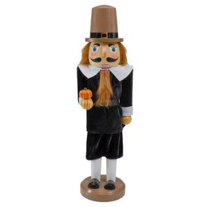 Northlight 14in. Pilgrim Man Wooden Nutcracker