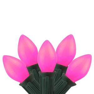 Northlight 25 Opaque Pink C7 Christmas Lights