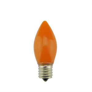 Sienna C9 Opaque Orange Christmas Replacement Bulbs - Set of 4