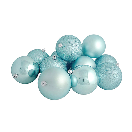 Northlight Seasonal Shatterproof Ball Ornaments 12pc. Set