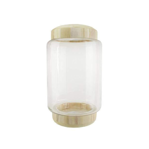 Northlight 13.5in. Beige Round Container with Base