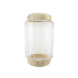 Northlight 13.5in. Beige Round Container with Base alternate view