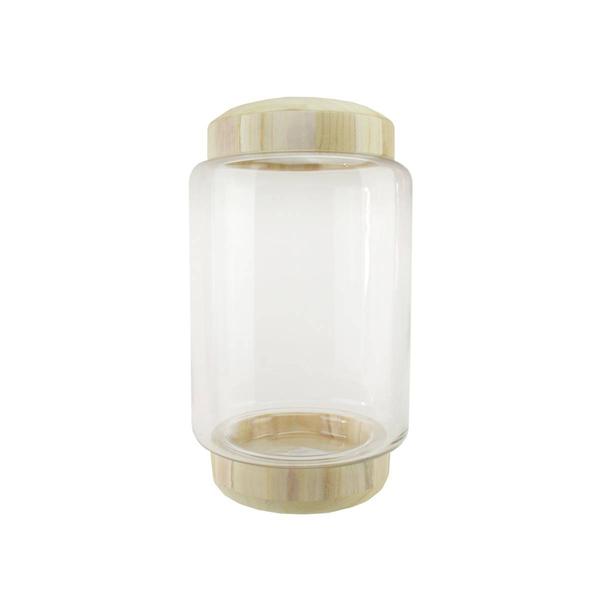Northlight 13.5in. Beige Round Container with Base alternate view