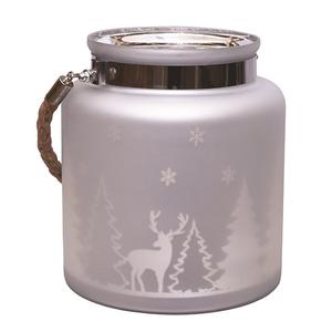 Northlight Winter Scene Pillar Candle Holder