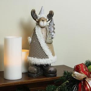 Northlight Reindeer with Glitter Christmas Tree Figurine alternate view