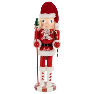 Northlight 13.75in. Peppermint Christmas Nutcracker