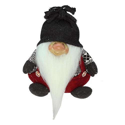 Northlight 9.5in. Red and Charcoal Grey Dan Gnome