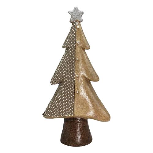 Northlight Christmas Tree with Buttons & Glitter Star Decor