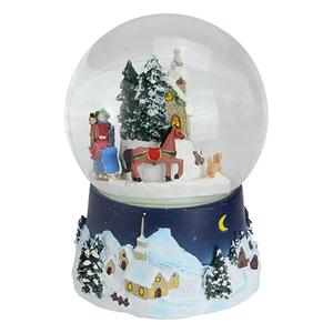 Northlight Animated Christmas Village Water Globe