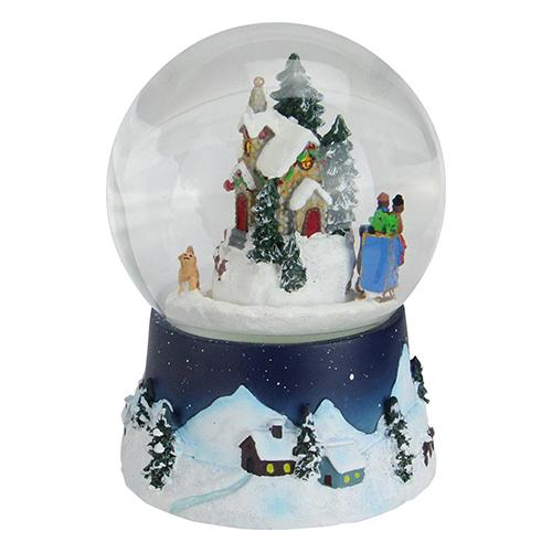 Northlight Animated Christmas Village Water Globe alternate view