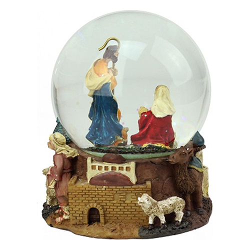 Northlight Seasonal 5.5in. Nativity Scene Musical Snow Globe