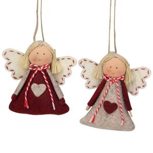 Northlight 3.5in. Angel Christmas Ornaments - Set of 2