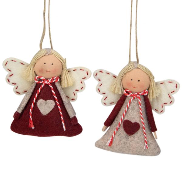 Northlight 3.5in. Angel Christmas Ornaments - Set of 2
