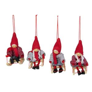 Northlight Holiday Kids Christmas Ornaments - Set of 4