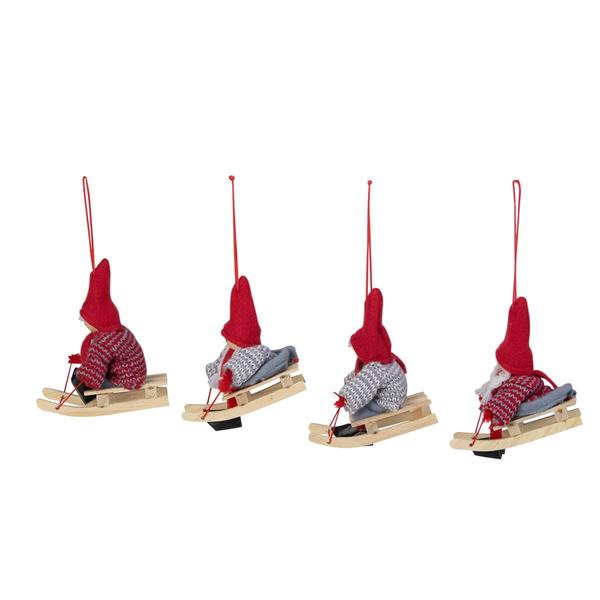 Northlight Holiday Kids Christmas Ornaments - Set of 4 alternate view