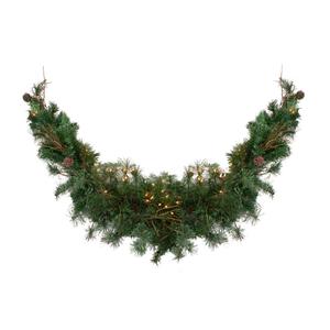 Northlight Pre-Lit Mixed Pine Artificial Christmas Swag