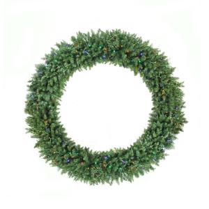 Northlight 5ft. Pre-Lit Artificial Fir Christmas Wreath