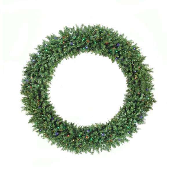 Northlight 5ft. Pre-Lit Artificial Fir Christmas Wreath