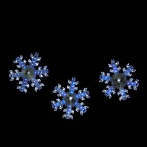 Northlight Snowfall LED Christmas Lights - Set of 3 alternate view