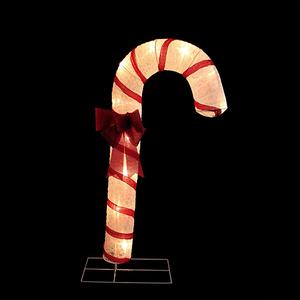 Northlight Pre-Lit Glitter Candy Cane Christmas Outdoor Decor alternate view
