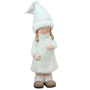 Northlight Winter Girl with Pigtails Christmas Figure